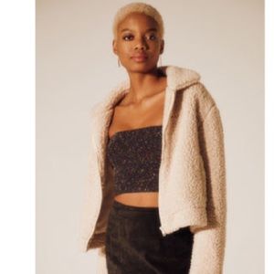 Kendall+Kylie/PacSun rainbow glitter tube top